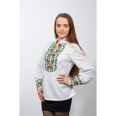 Beads Embroidered blouse "Beautiful Garden"